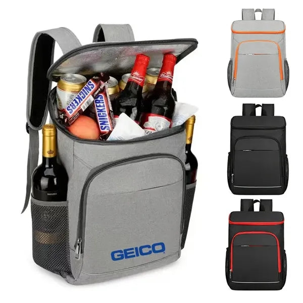 Leakproof 30 Cans Backpack Insulated Soft Cooler Bag