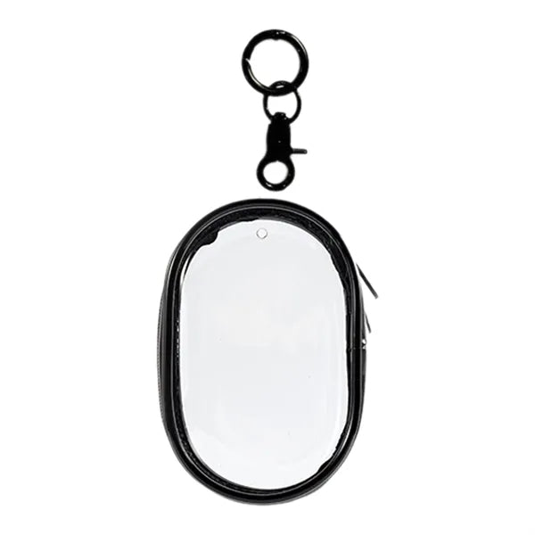 Clear Mini Keychain Display Zipper Bag Cable Organizer