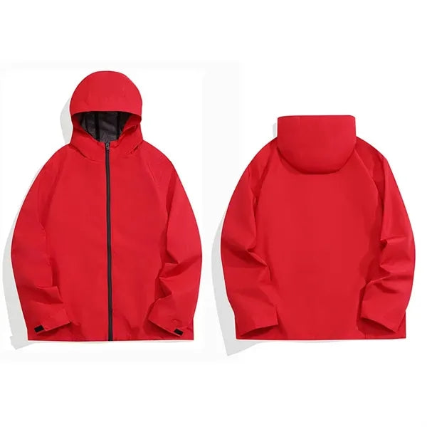 Lightweight Unisex Jacket Hooded Windbreaker