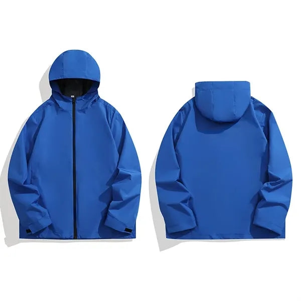 Lightweight Unisex Jacket Hooded Windbreaker