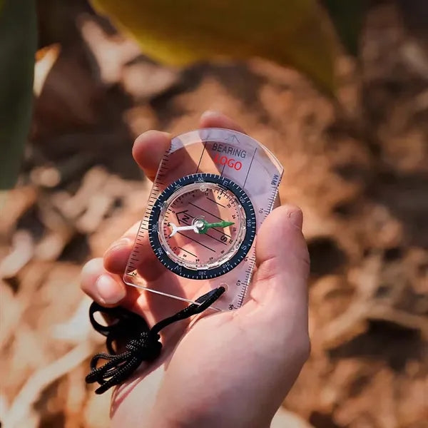 Hiking with Declination Scale Map Compass for Camping