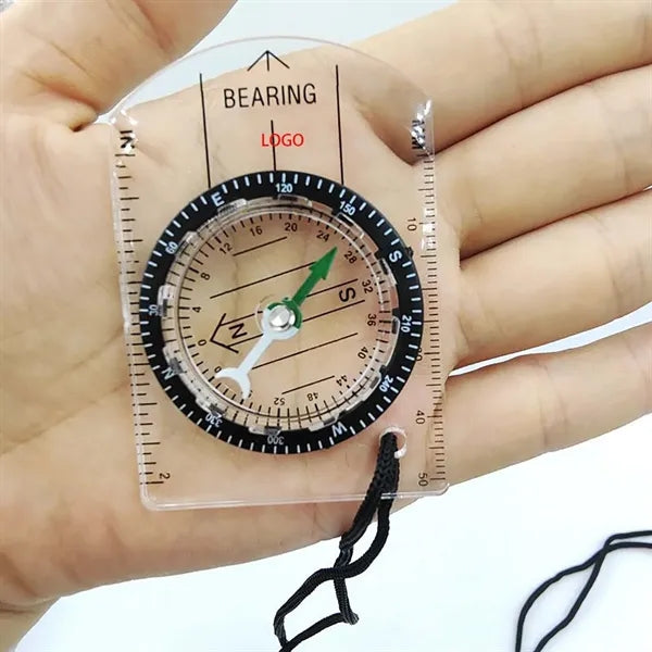 Hiking with Declination Scale Map Compass for Camping