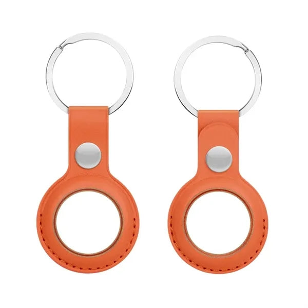 PU Leather Air&Tag Protector Case with Keychain