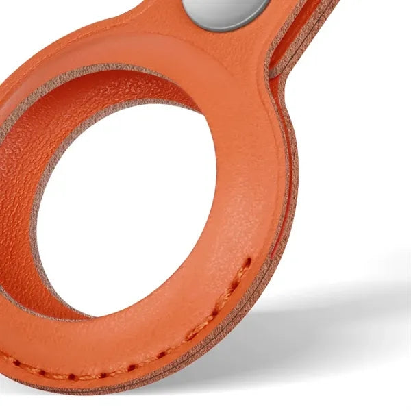 PU Leather Air&Tag Protector Case with Keychain