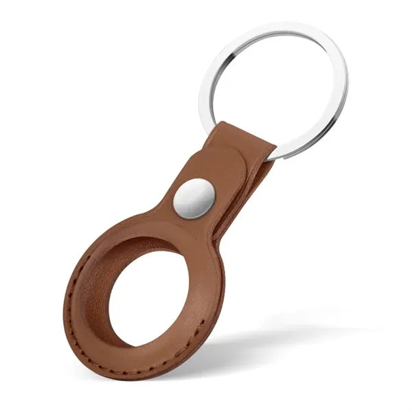 PU Leather Air&Tag Protector Case with Keychain