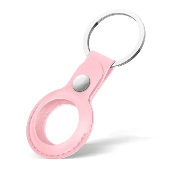 PU Leather Air&Tag Protector Case with Keychain