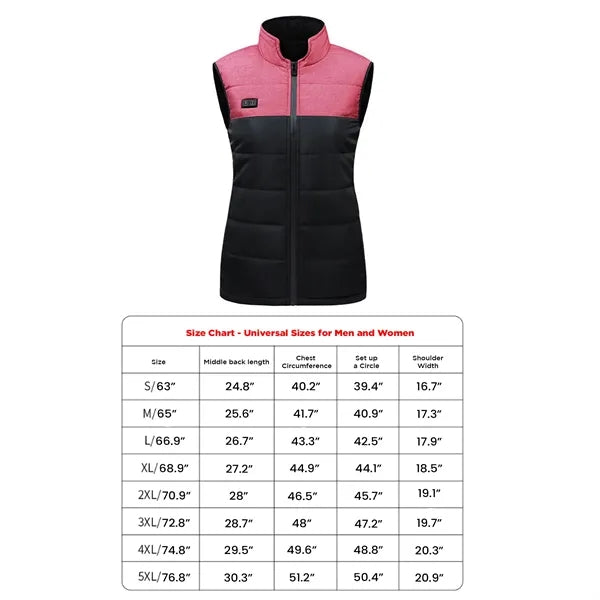 Warm Heated Vest Unisex Design