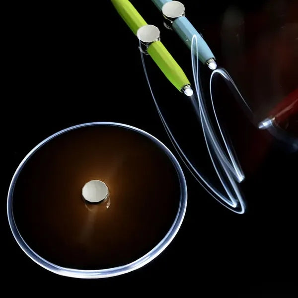 Fidget Spinning Ballpoint Pen with LED Light, Stress Reducer