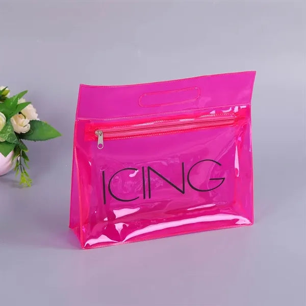 Waterproof Zipper Storage Cosmetic Tote Bag