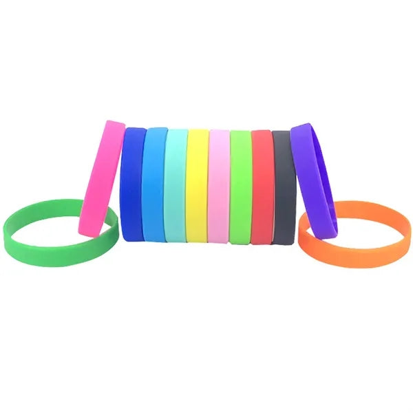 Silicone Bracelet Pure Color Wordless Activity Gifts