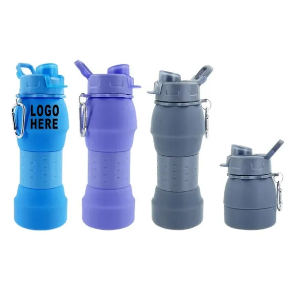 Silicone Folding Outdoor Portable Retractable Cup Kettle