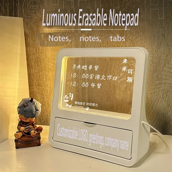 Storage Acrylic Bedside Lamp