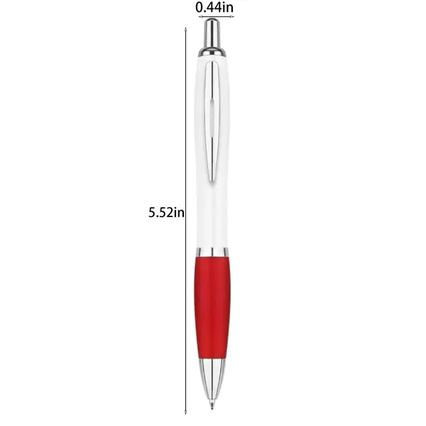 Plastic Push Ballpoint Pen