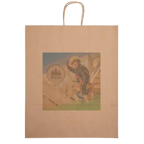 Eco Stephanie - Kraft-Brown Shopper - Chromatic