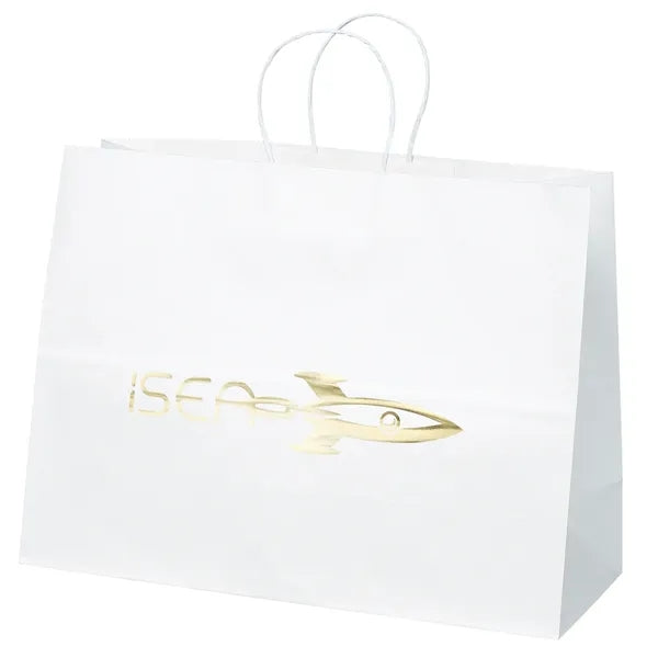 Vogue - White Shopper - Foil Print