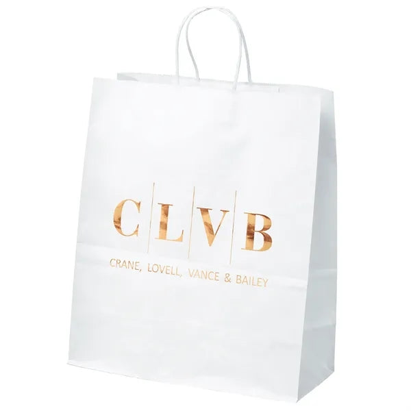 Citation - White Shopper - Foil Print