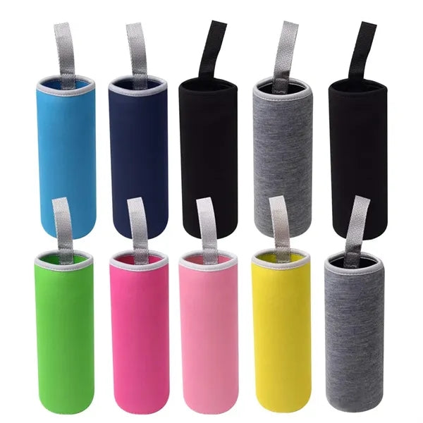 Neoprene Insulated Glass Water Bottle Cover