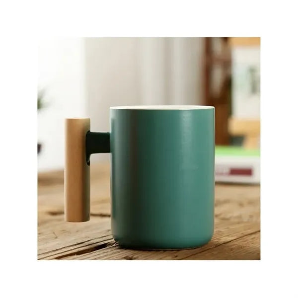 Mug With Bamboo Lid