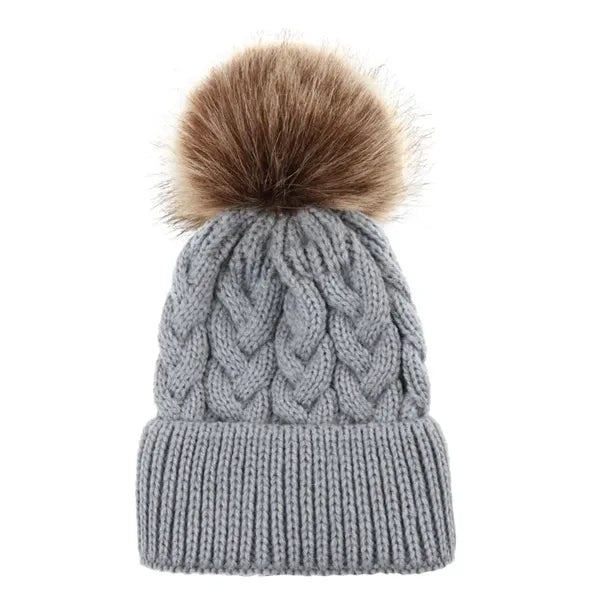 Womens Winter Beanie Cap Knit Soft Warm Hat
