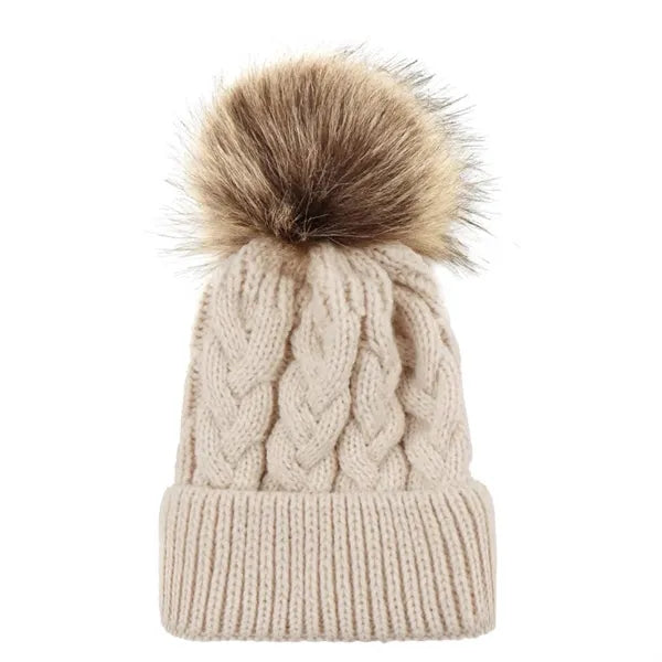 Womens Winter Beanie Cap Knit Soft Warm Hat