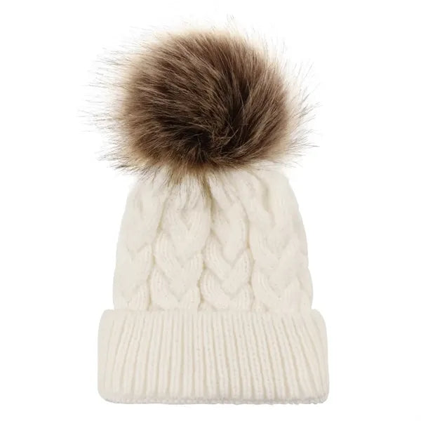 Womens Winter Beanie Cap Knit Soft Warm Hat