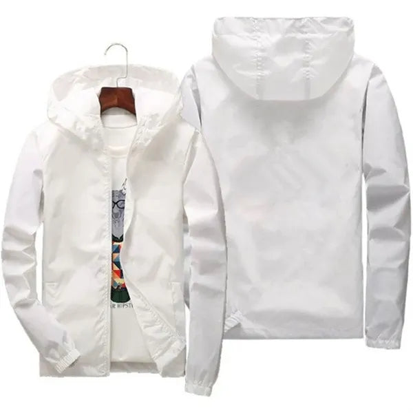 Unisex Waterproof Hooded Wind break Jackets