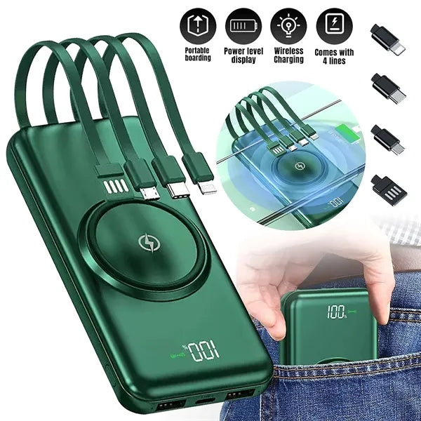 10,000mAh Wireless Portable Power Bank