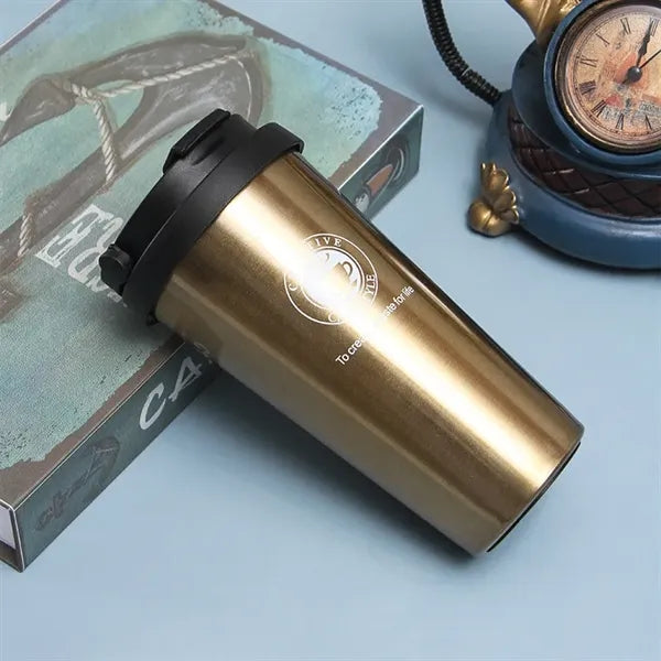 500ml Insulated Coffee Cups with Sip Lid and Handle