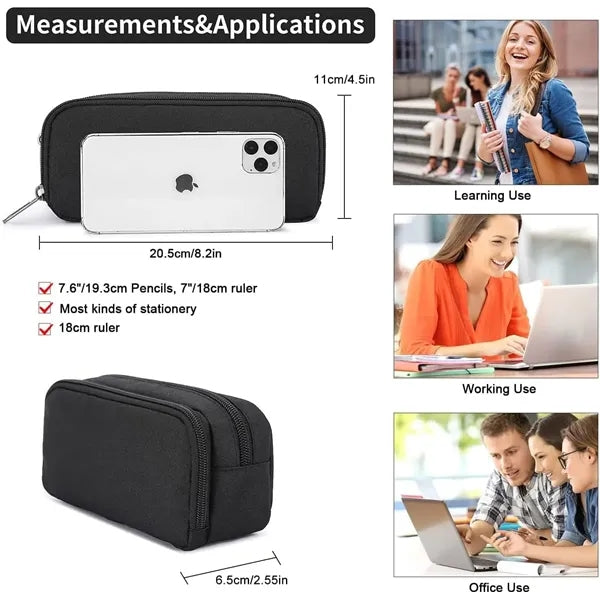 Large Capacity Simple Sturdy Multi-Functional Pencil Bag