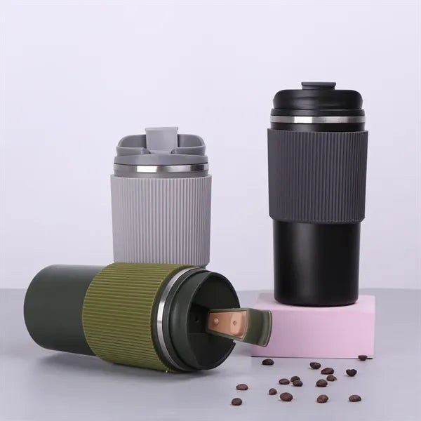 450ml Insulated Tumbler Coffee Mug with Lid