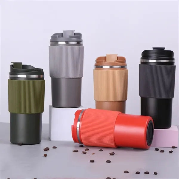 450ml Insulated Tumbler Coffee Mug with Lid