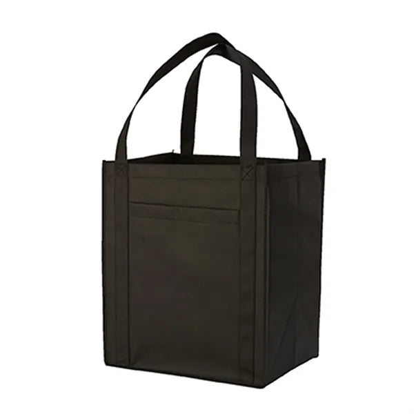 Non-Woven Grocery Tote Bag With Front Pocket