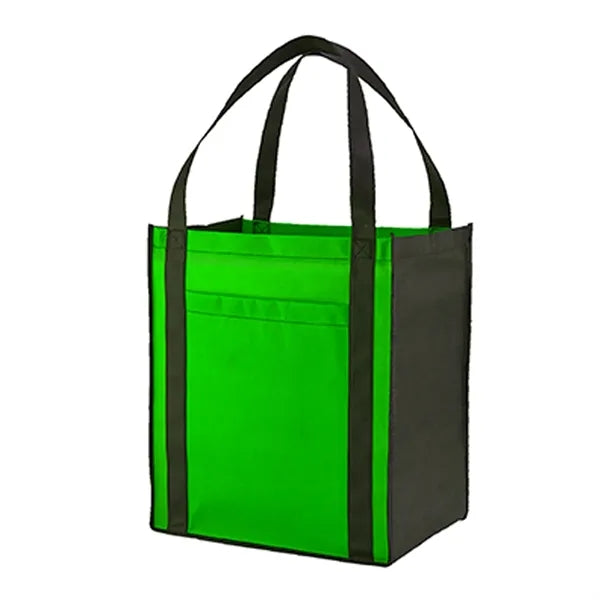 Non-Woven Grocery Tote Bag With Front Pocket
