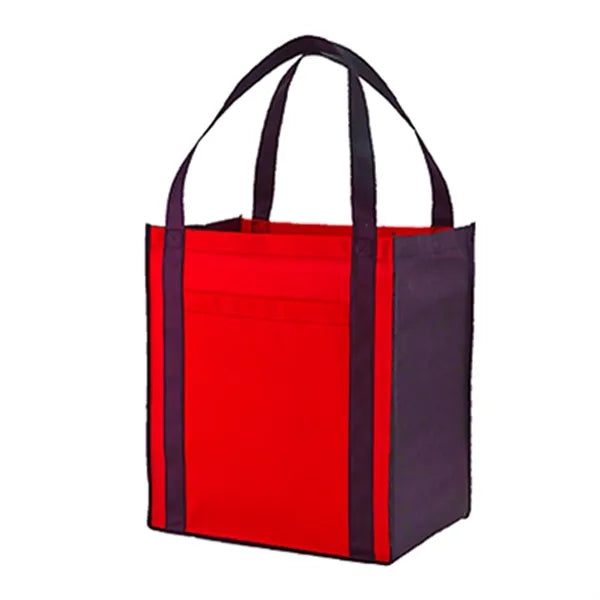 Non-Woven Grocery Tote Bag With Front Pocket