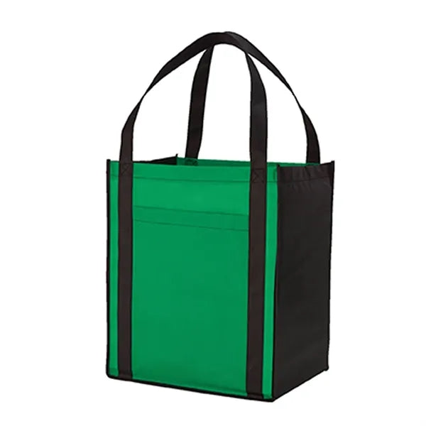 Non-Woven Grocery Tote Bag With Front Pocket