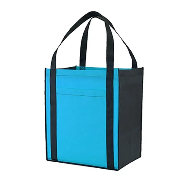 Non-Woven Grocery Tote Bag With Front Pocket