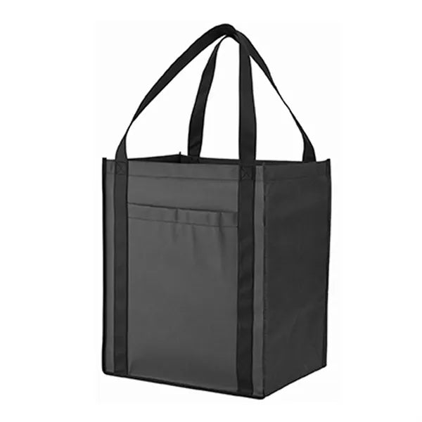 Non-Woven Grocery Tote Bag With Front Pocket