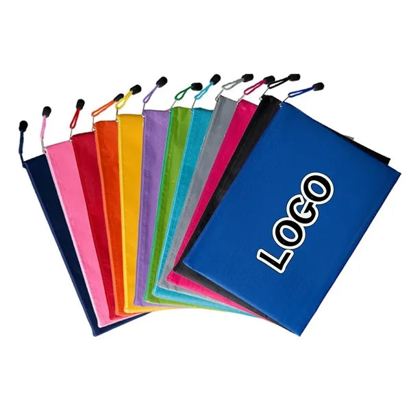 A4 Size Waterproof Zipper Pencil Pouch