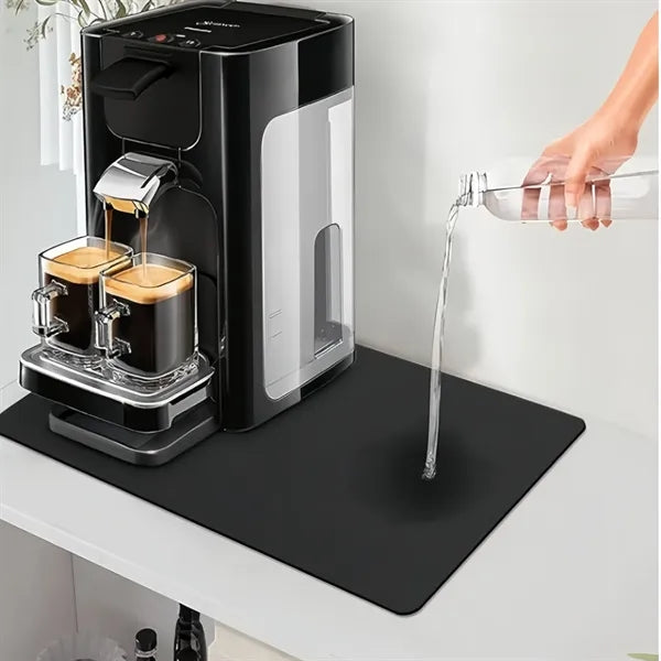 Kitchen Counter Dish Drying Mat Nonslip Rubber Drain Pad