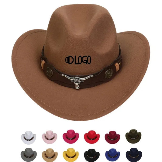 Felt Cowboy Hat for Women and Men