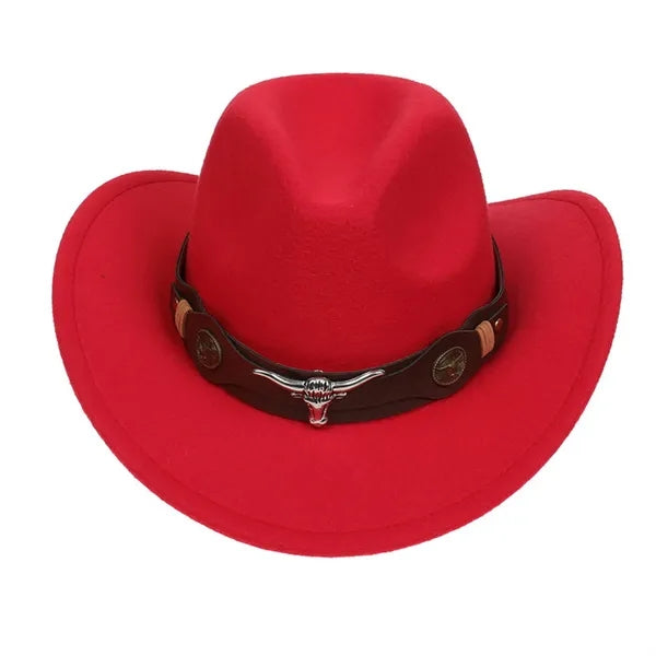 Felt Cowboy Hat for Women and Men