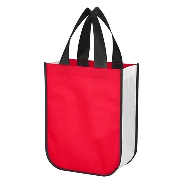 Lola Laminated Tote Bag, 9 1/16''x 12''x 4 3/4'', Non-Woven