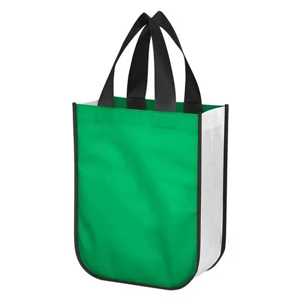 Waterproof Lola Laminated Tote Bag, 9 1/16'x 12''x 4 3/4''