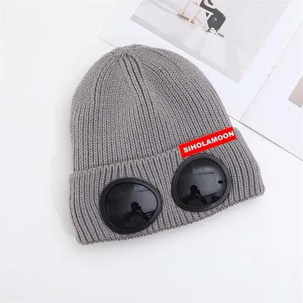 Goggles Knitted Hat