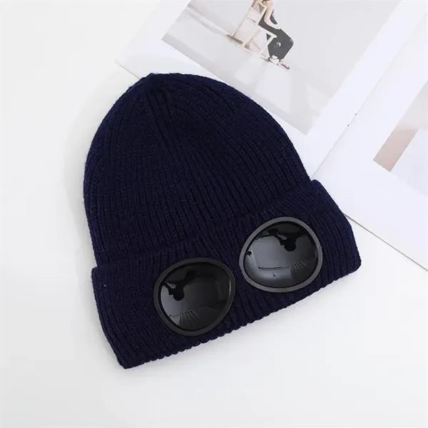 Goggles Knitted Hat
