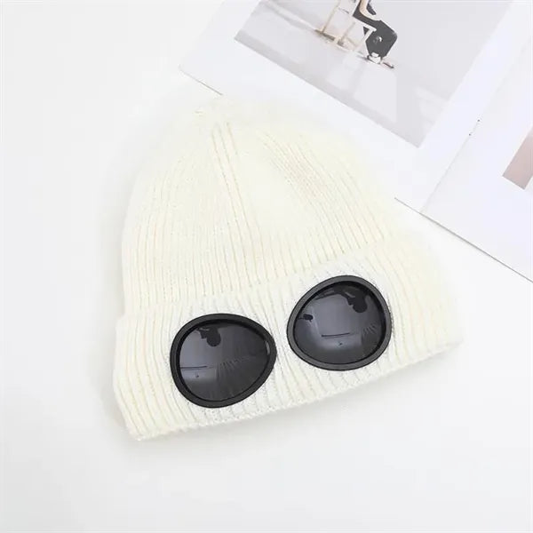 Goggles Knitted Hat