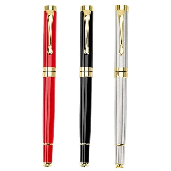 Golden Logo Metal Rollerball Pen