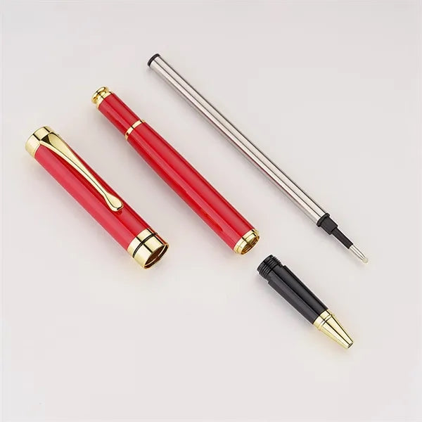 Golden Logo Metal Rollerball Pen