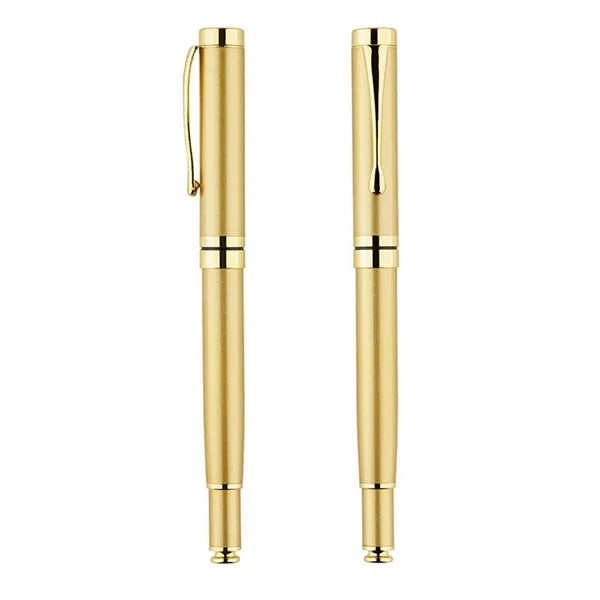 Golden Logo Metal Rollerball Pen
