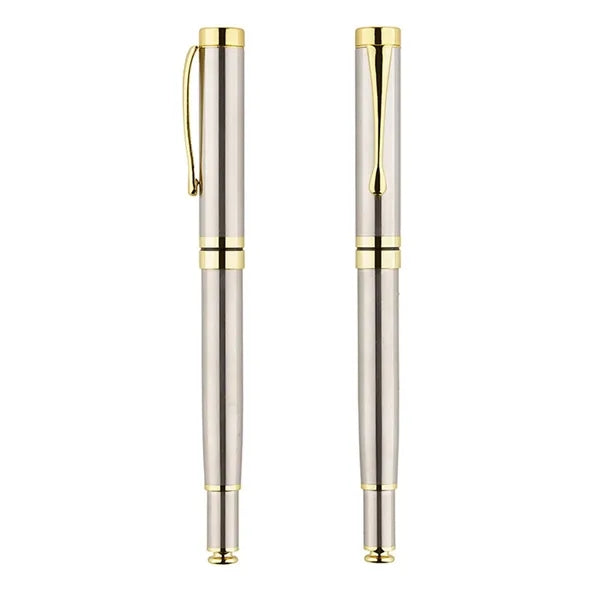 Golden Logo Metal Rollerball Pen